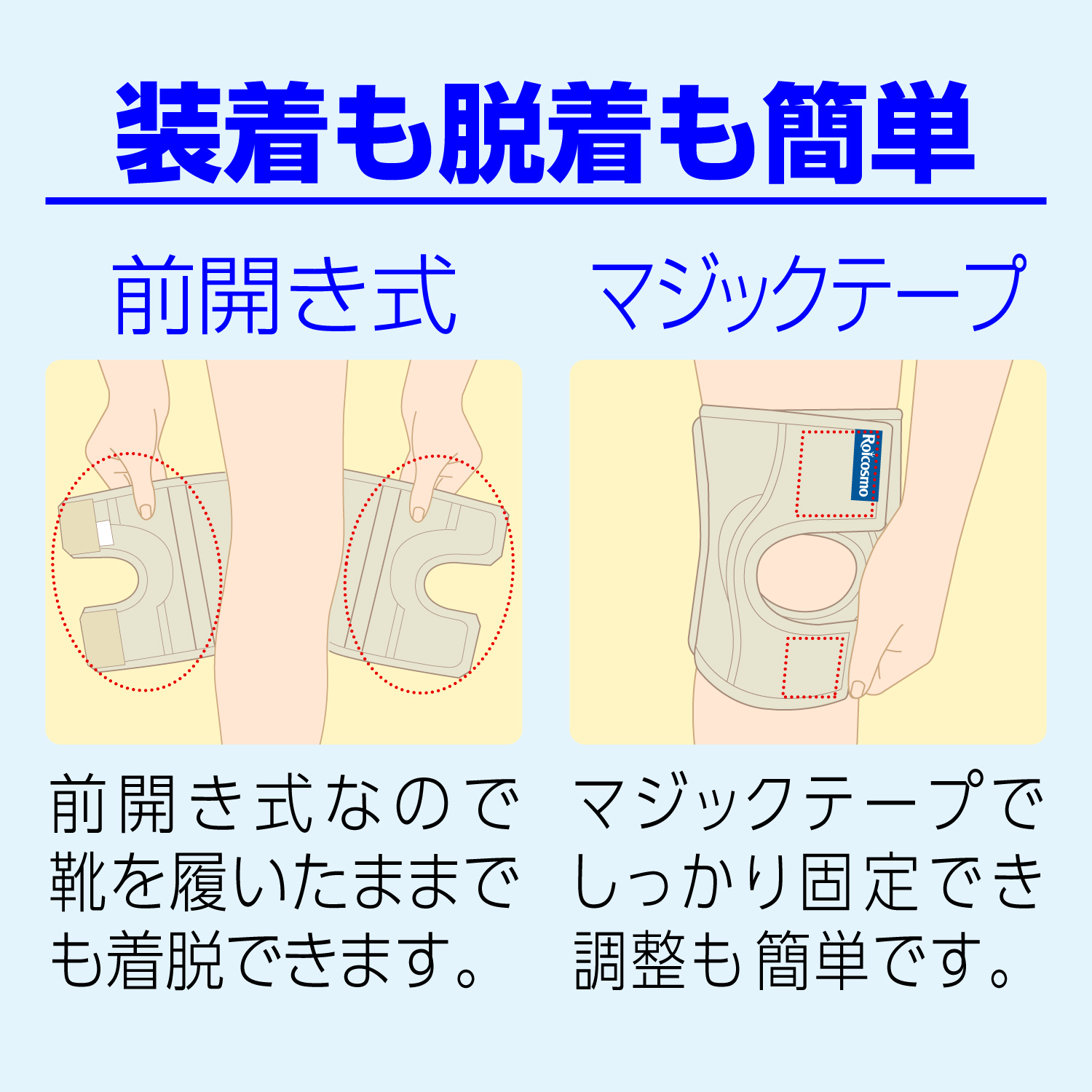 ひざケアサポーター