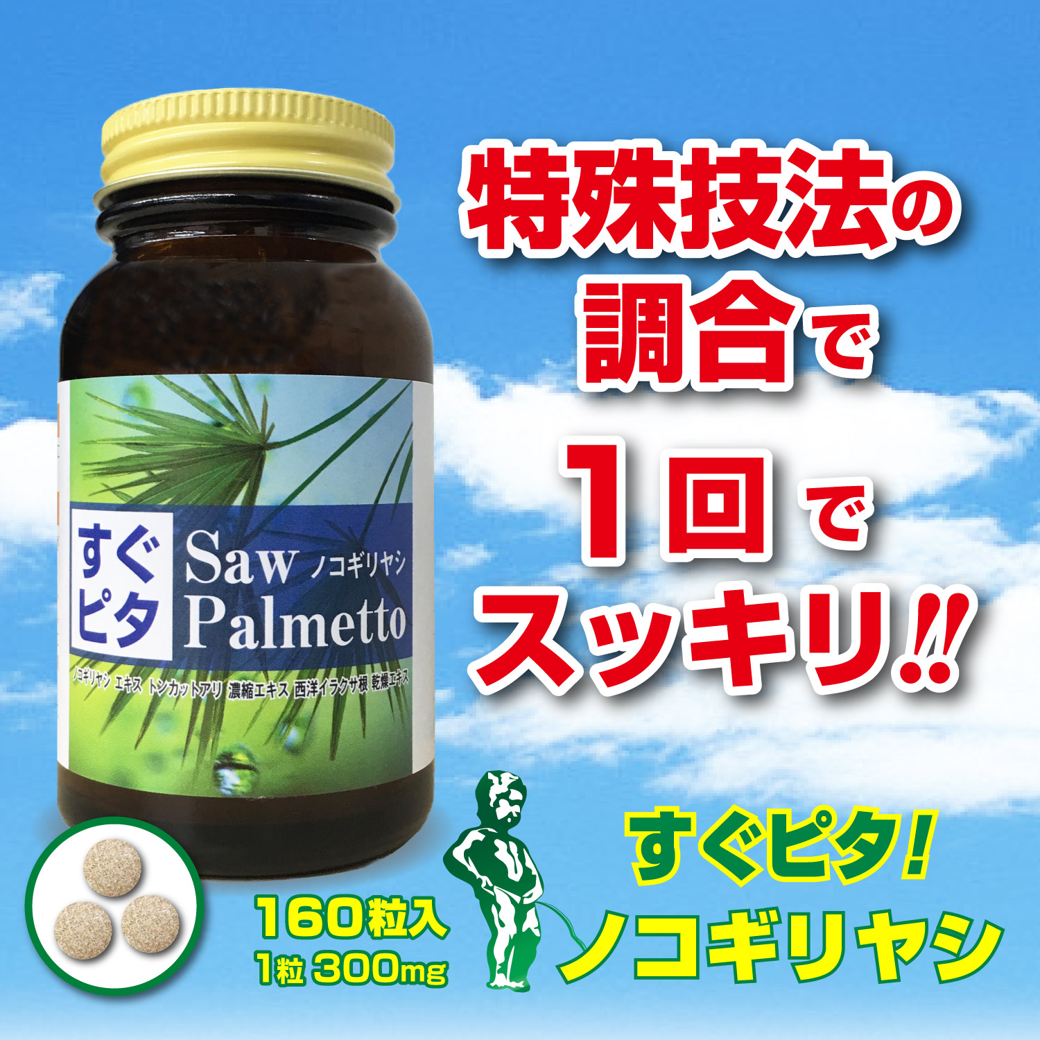 すぐピタ ノコギリヤシ
