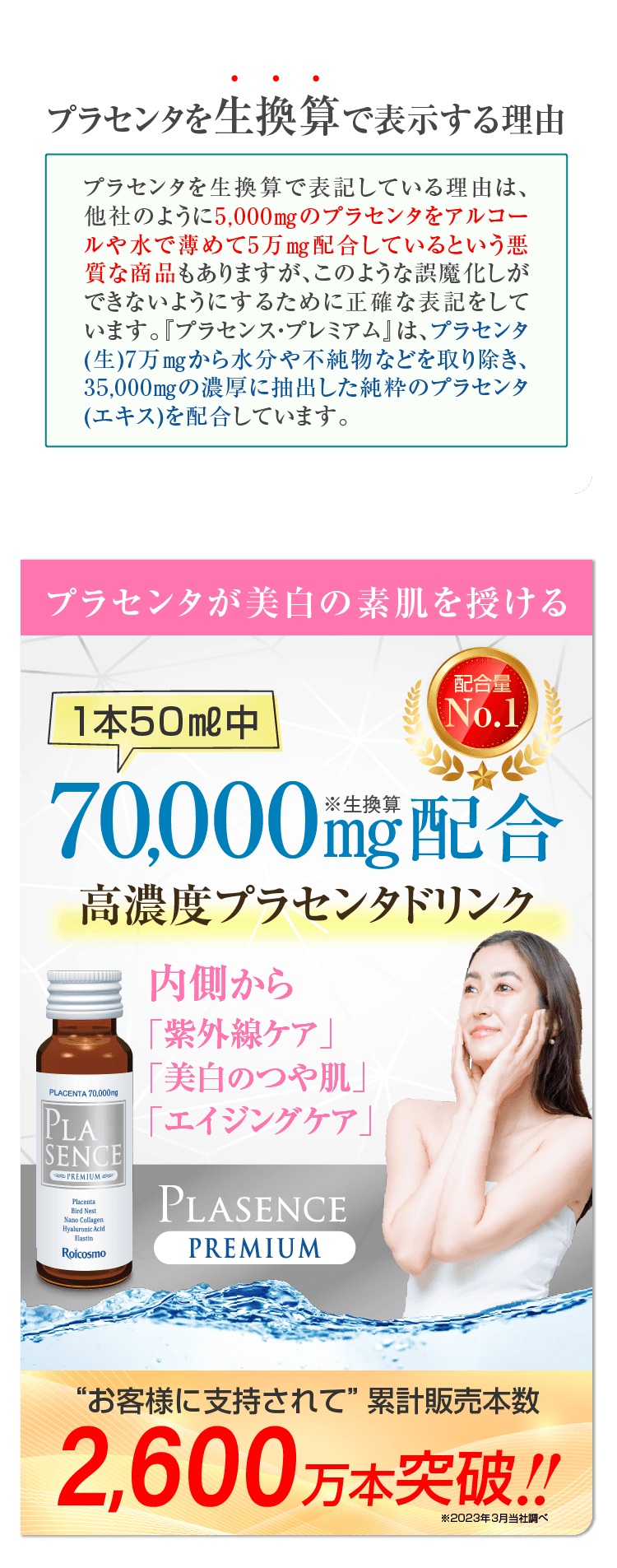 プラセンタ ドリンク 美容ドリンク
